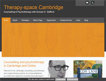 Tablet Screenshot of counsellingincambridge.co.uk